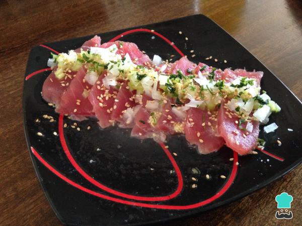 Recette de Tiradito au thon - Étape 4