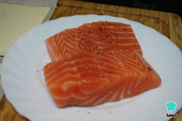 Recette Saumon en pâte feuilletée - Étape 4