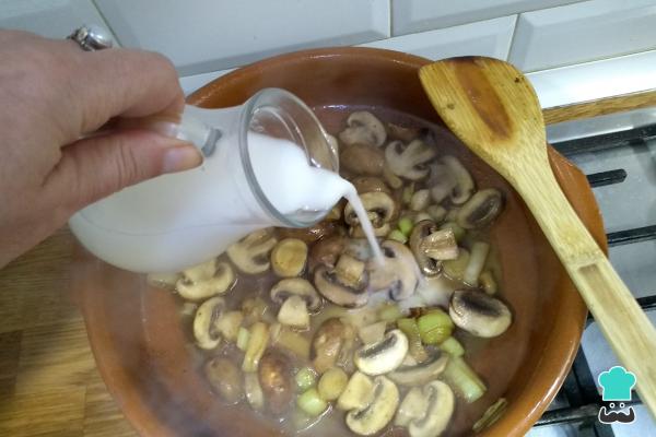 Recette de Morue aux champignons - Étape 4