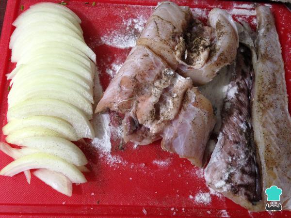 Recette Congre sauce verte - Étape 1
