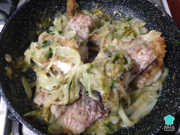 Recette Congre sauce verte - Étape 9