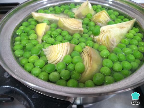 Recette Cabillaud aux artichauts - Étape 2