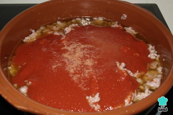 Recette de Macaroni à la viande et à la tomate - Étape 3