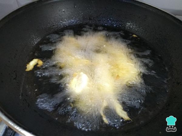 Recette de Cocochas de morue panées - Étape 4