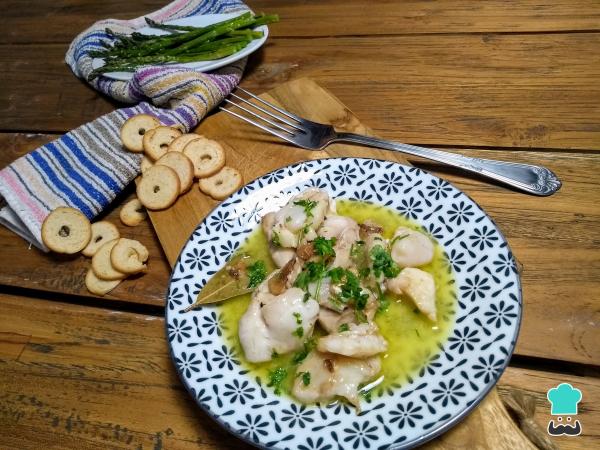 Recette des Cocochas de morue au pil pil - Étape 6