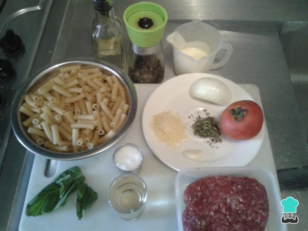 Recette de macaronis à la bolognaise - Étape 1