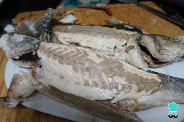 Recette de bar salé - Étape 6
