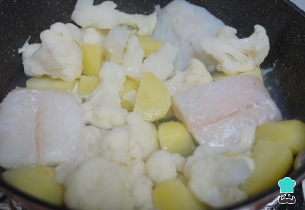 Recette Cabillaud au chou-fleur - Étape 4