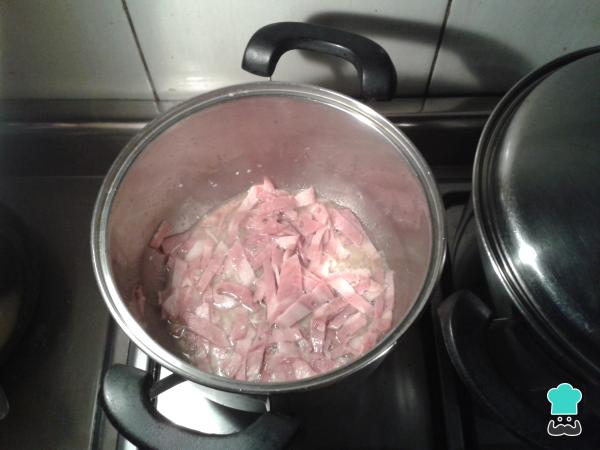 Recette Spaghetti carbonara à la crème - Étape 4