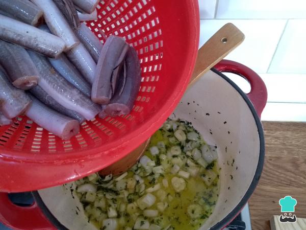 Recette de Congre aux pommes de terre - Étape 4