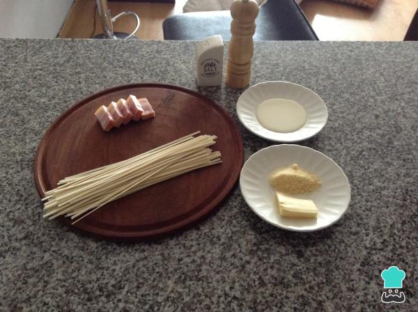 Recette de nouilles carbonara - Étape 1