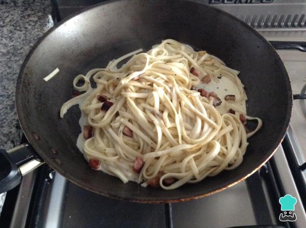 Recette de nouilles carbonara - Étape 6