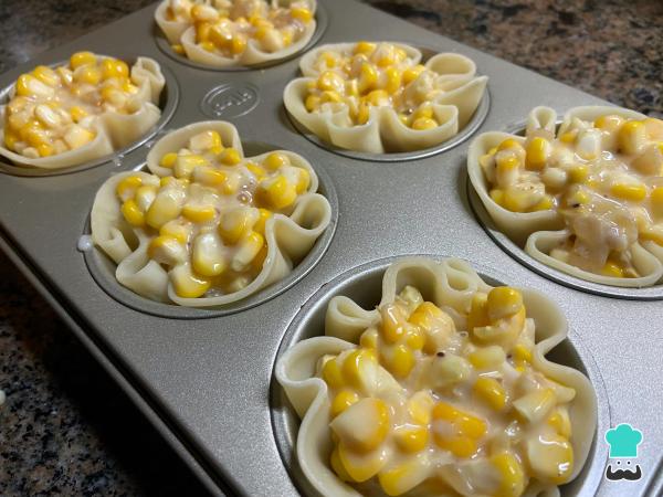 Recette de paniers de maïs – Étape 7