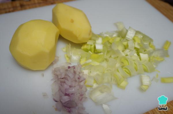 Recette de Porrusalda de Morue - Étape 1