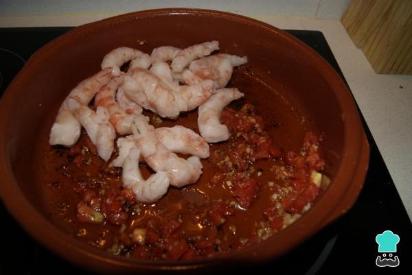 Recette de pâtes au saumon et crevettes sans crème - Étape 4