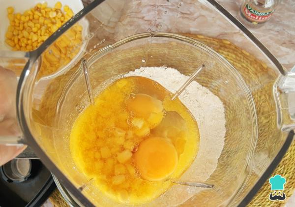 Recette de muffins au maïs - Étape 2