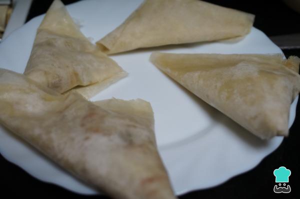 Recette de Samoussas au poulet et au curry – Étape 8