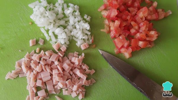Recette de burritos aux œufs - Étape 1