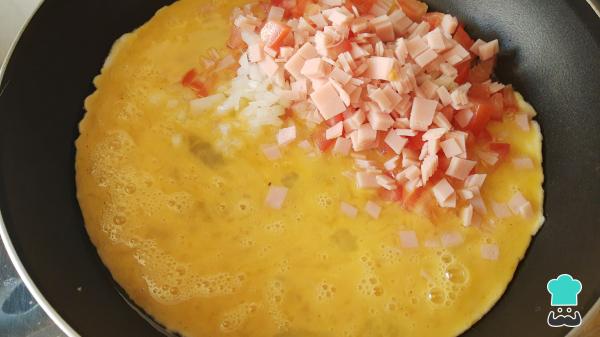 Recette de burritos aux œufs - Étape 3