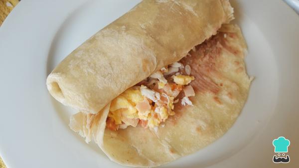 Recette de burritos aux œufs - Étape 6