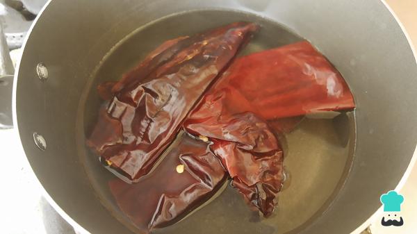 Recette d'Enchiladas à la crème - Étape 2