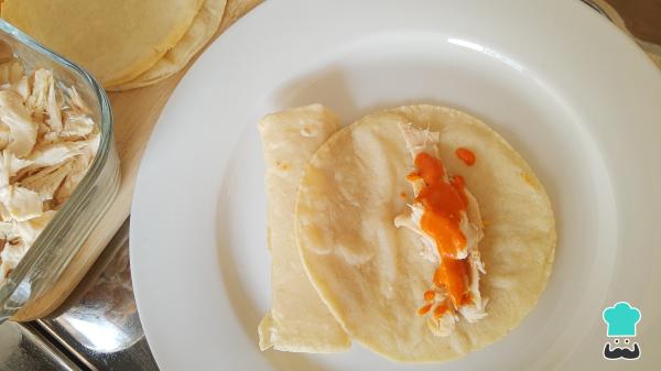 Recette d'Enchiladas à la crème - Étape 6