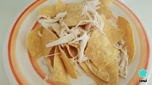 Recette de Chilaquiles verts au poulet - Étape 5