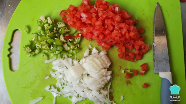Recette de Quesadillas au thon frit - Étape 2