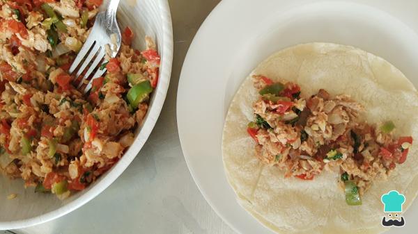 Recette de Quesadillas au thon frit - Étape 6