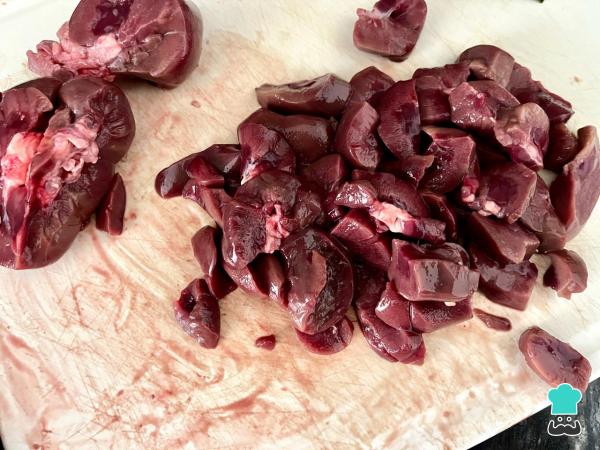 Recette de Reins Faciles au Vin Blanc - Étape 1