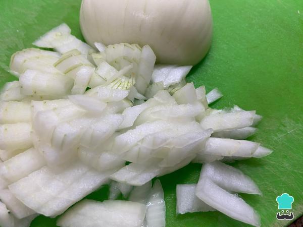 Recette du Peceto à la crème - Étape 1