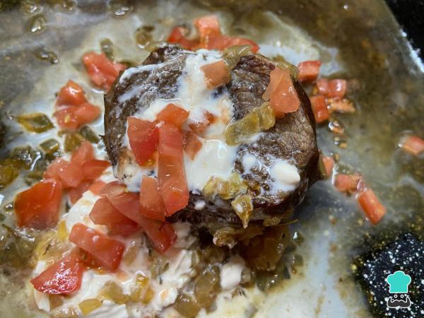 Recette du Peceto à la crème - Étape 7