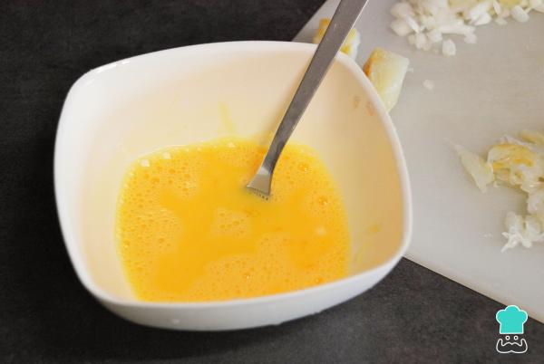 Recette de tortillitas à la morue - Étape 3