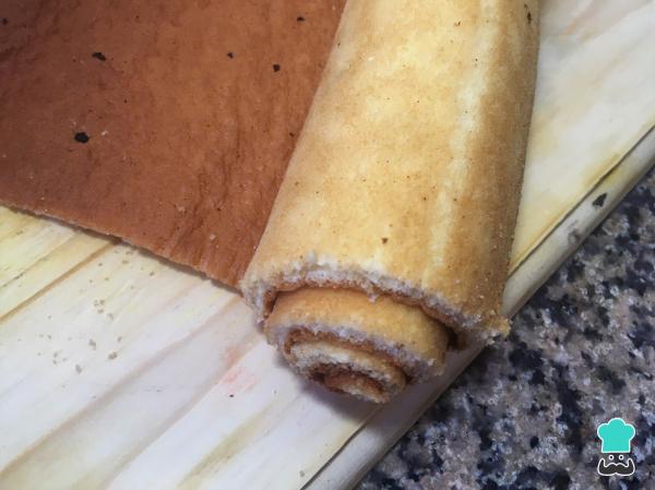 Recette de Pionono au chocolat - Étape 5
