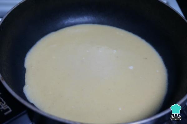 Recette de crêpes Keto - Étape 4