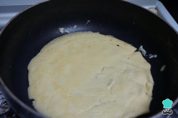 Recette de crêpes Keto - Étape 5