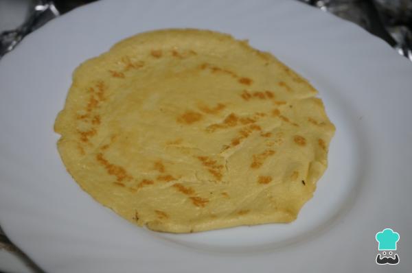 Recette de crêpes Keto - Étape 6
