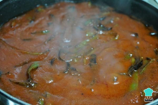Recette Cabillaud aux tomates et poivrons - Étape 4