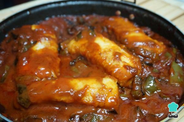 Recette Cabillaud aux tomates et poivrons - Étape 5