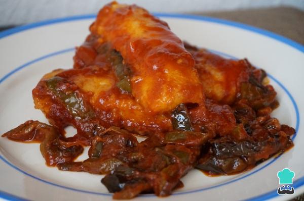 Recette Cabillaud aux tomates et poivrons - Étape 6