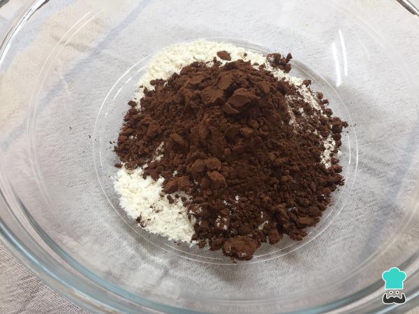 Recette de biscuits au chocolat au micro-ondes - Étape 1