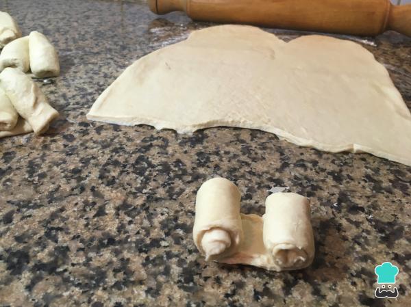 Recette de grosses cornes - Étape 4