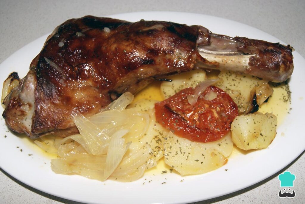 Recette d'Épaule d'agneau au four avec pommes de terre