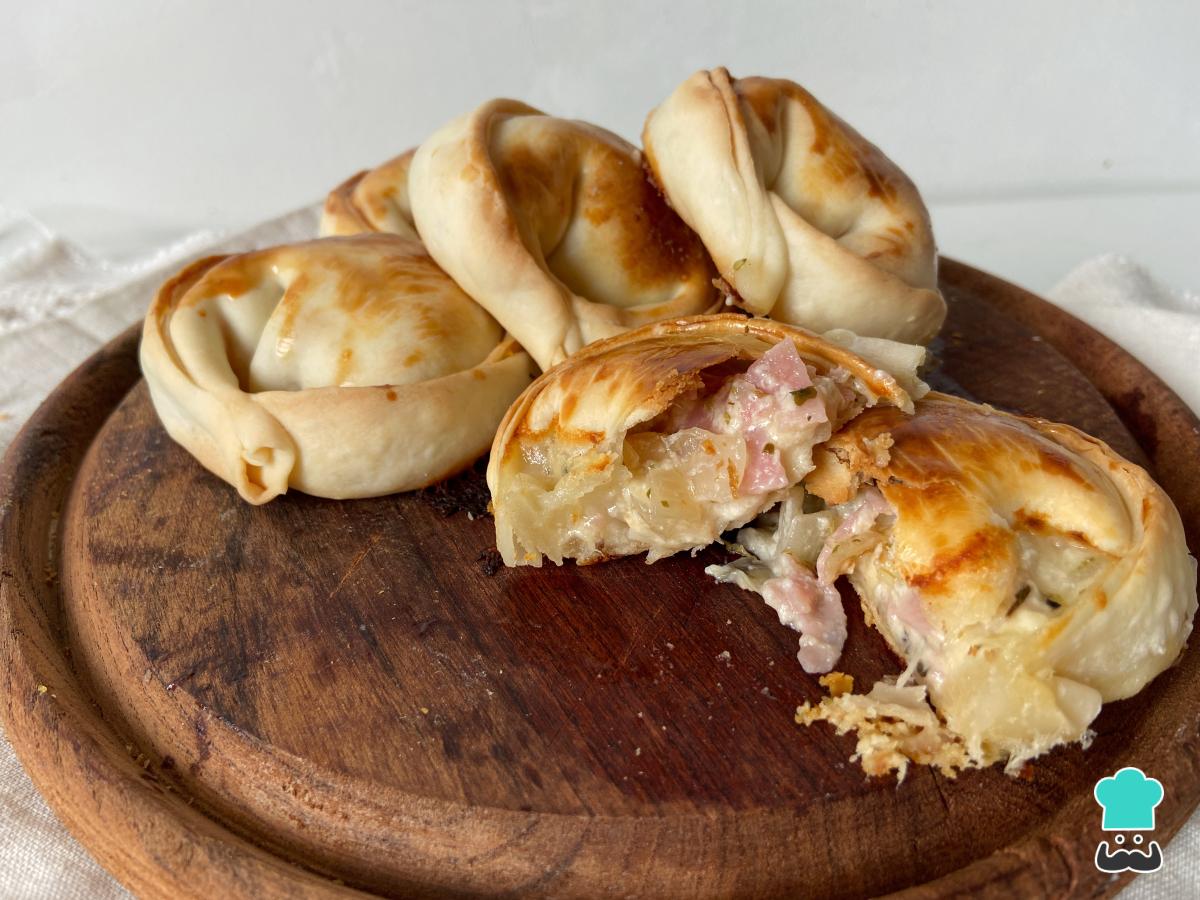 Recette d'empanadas au jambon, au fromage et à l'oignon