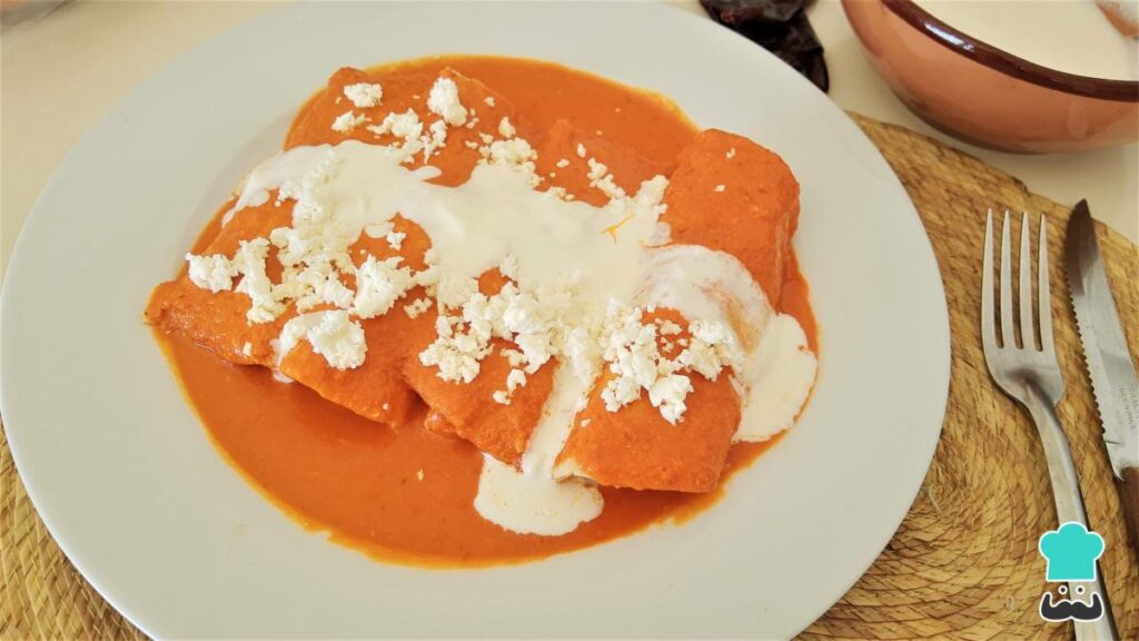 Recette d'enchiladas à la crème