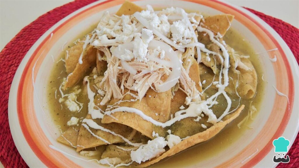 Recette de Chilaquiles verts au poulet