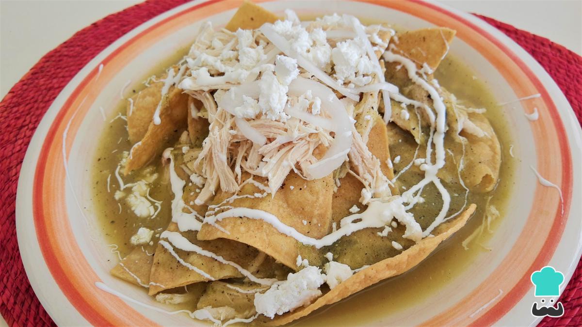 Recette de Chilaquiles verts au poulet