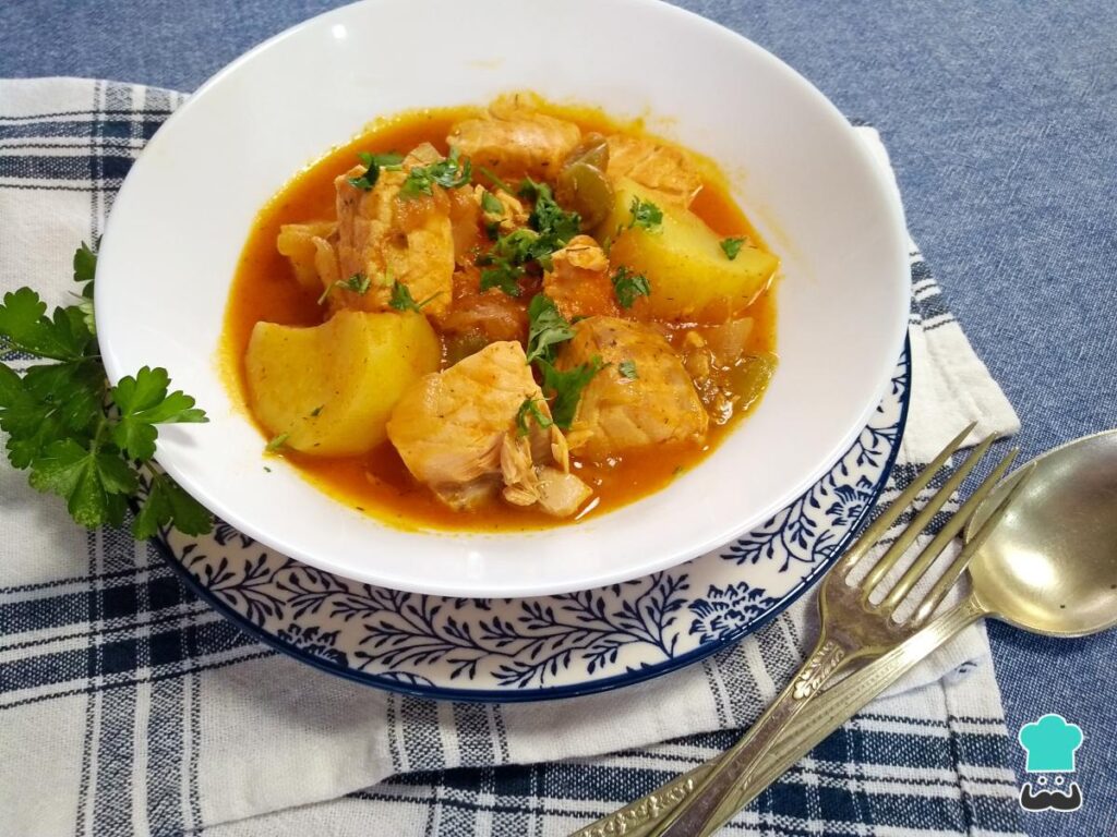 Recette de Marmitako au saumon