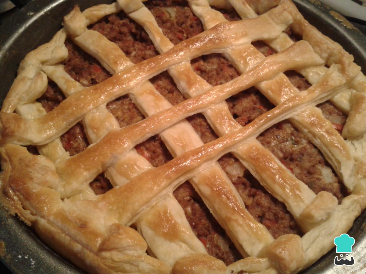 Recette de Pain de viande avec pâte feuilletée maison