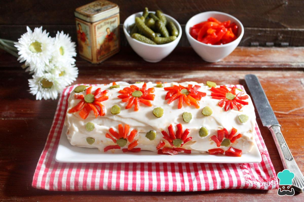 Recette de Pionono au thon et coeurs de palmier